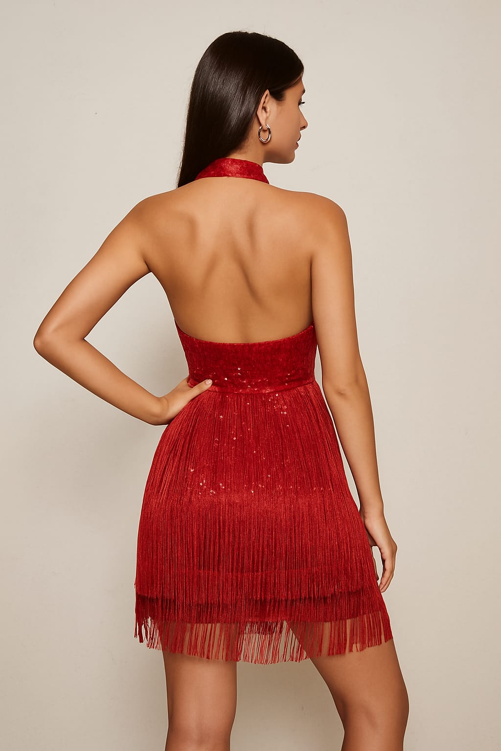 Scarlet Cutout Mini Dress
