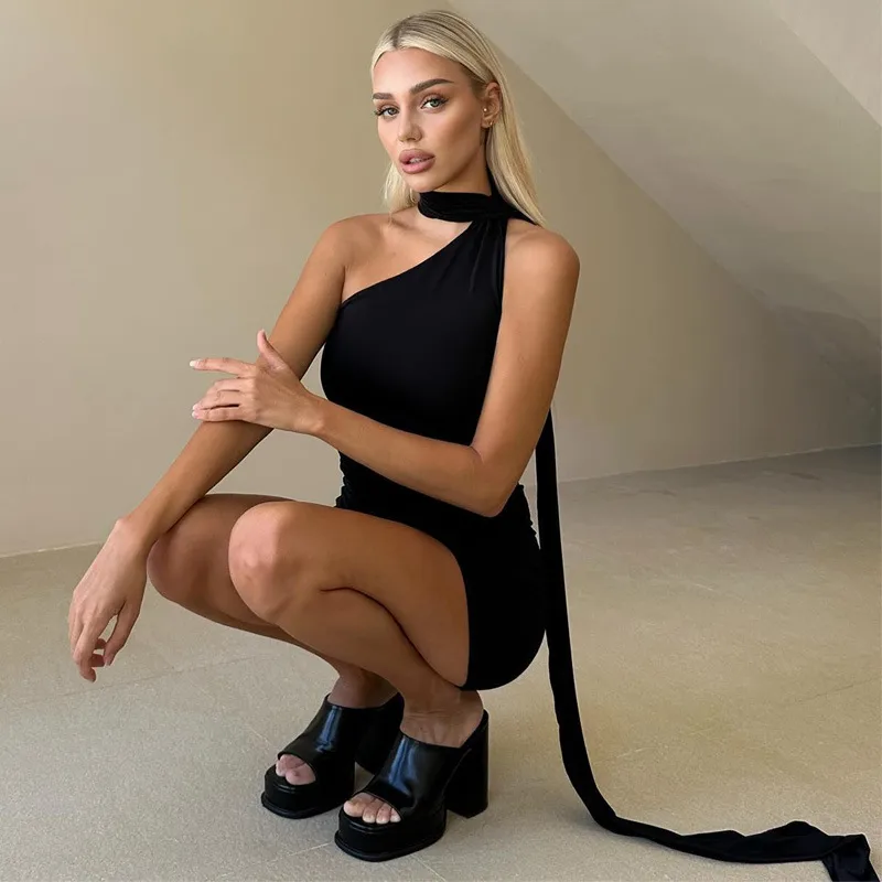 Black Cocktail Party Wear Dress